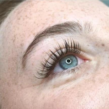 Classic/Russian/Hybrid Eyelash Extensions (Face-To-Face)- DEPOSIT
